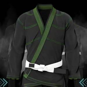 Kimono de Jiu-Jitsu Brésilien pour enfants, en coton pré-rétréci, 300 g/m², tissage perlé, léger, logo personnalisé, uniforme d'arts martiaux - Product Image 6