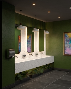 Custom Prime Core Artificial Kitchen & Bathroom Vanity <b>Tops</b> Calacatta Quartz Countertops Prefab Cut Hotel Projects cut to size - Product Image 4
