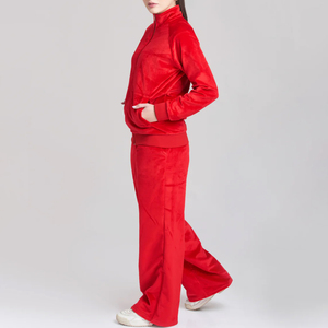 Chándal Deportivo Informal para Mujer, Personalizado, Ajustado, con Decoración Vintage, Tops Largos Cortavientos, Talla XL, Servicio OEM al por Mayor - Product Image 3