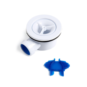 Koricini Milano Bac de douche en plastique blanc avec drain 110 mm H 68 mm - Product Image 3