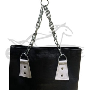 Boxing <b>Punching</b> <b>Bag</b> 4FT Heavy Duty Unfilled Hanging Chain Workout Training <b>Adults</b> Customize Black Leather <b>Punching</b> <b>Bag</b> - Product Image 2