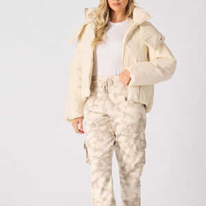 2025 New Breathable Plus Size Women's Hooded Puffer <b>Jacket</b> Custom Logo Design OEM Quilted <b>Jacket</b> Breathable With Best OEM - Product Image 2