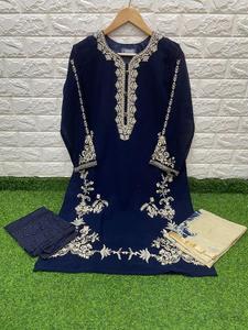 ชุดผ้าซาตินปักด้วยมือจากนักออกแบบล่าสุดโดย Fab Zone - Product Image 3