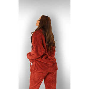 Juego de Ropa de Cama Lumija Zucky Cozy en Rojo Coral, Talla 8 kg - Product Image 1
