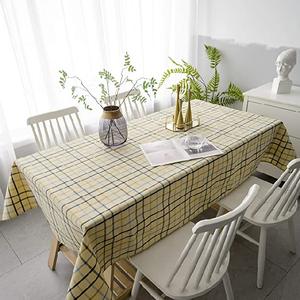 Woven stripe tablecloth Rectangle Floral Tablecloth For Banquet Home 100% pure cotton Custom Decorate <b>table</b> <b>cover</b> for Restaurant - Product Image 1