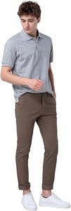 Pantalones de Golf Casuales para Hombre de Alta Calidad, Cintura Media, Corte Regular, Ligeros, Transpirables, Cierre de Cremallera Recta - Product Image 6