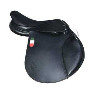 Selle de cheval anglaise en pur cuir indien avec décoration et conception personnalisées Selle de course de chevaux - Product Image 1