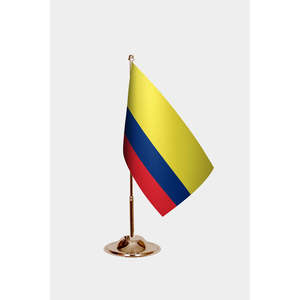 Drapeaux de bureau de la Colombie imprimés numériquement - Product Image 2
