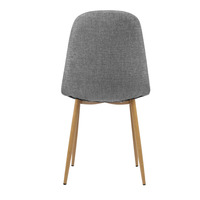 Chaise de bar en velours nordique contemporaine pour cuisine commerciale, hauteur de comptoir élevée, pieds en bois pour salle à manger, mobilier de restaurant