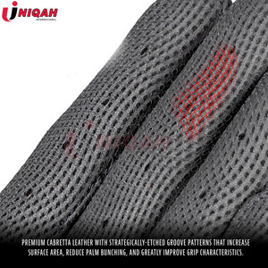 UNIQAH INTERNATIONAL Gants de frappe professionnels confortables en cuir de chèvre numérique Baseball Softball Long Cuff Design - Product Image 6