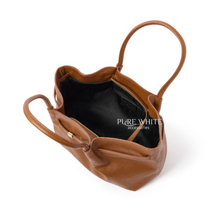 Grand sac fourre-tout en cuir véritable italien fait main pour femmes - PL651 - Product Image 2
