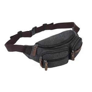 Riñonera deportiva unisex con correa ajustable, riñonera de lona impermeable, riñonera deportiva de lona al por mayor - Product Image 5