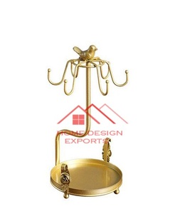 Porte-parapluie en métal à bas prix Forme en spirale en métal aluminium fini argent - Product Image 5