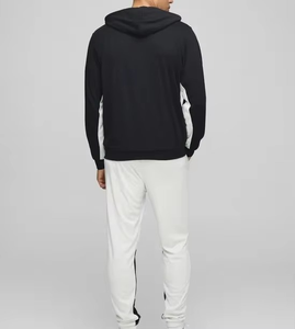 Chándal totalmente personalizado para hombre, 100% algodón, informal, con logotipo de lana de invierno, venta al por mayor, chándal para hombre con cremallera completa, doble Color, ajustado - Product Image 2