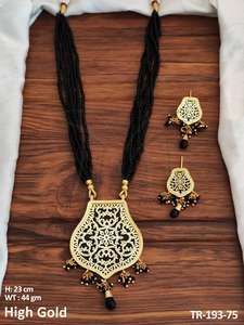 Jewelry Sets RTS Shipment Textured Designed Single Thewa <b>Jewellery</b> Accessories Women Single Thewa Pendant Set Jewelry Sets - Product Image 3