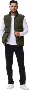 Venta Directa de Fábrica, Chaleco Acolchado Personalizado de Alta Calidad, Transpirable, con Cierre Completo, para Hombre, Ropa de Abrigo Informal de Invierno - Product Image 3
