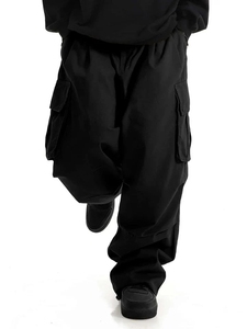 Trending Unisex Wide Leg Cargo Baggy Bottom Designer Style Loose Fit Street Style Baggy Cargo <b>Trouser</b> for <b>Men</b> Custom Design Pant - Product Image 5