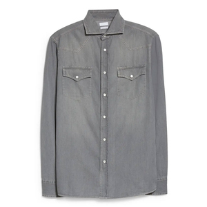 Camisa Vaquera Elegante para Hombre, 100% Algodón, Antiarrugas, Corte Entallado, Mangas Largas, Moda Diaria - Product Image 5