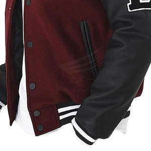Veste d'hiver tendance de style universitaire, haute qualité, nouveau style, logo frontal, style streetwear, respirante, col mandarin, laine/coton - Product Image 6