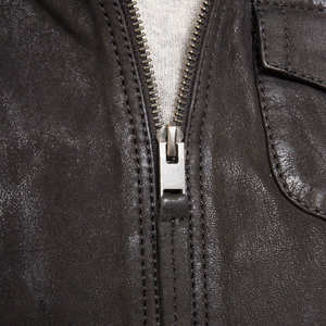 Chaqueta de Mujer de Cuero Genuino para Otoño/Invierno, Satinada, Impermeable, Resistente al Viento, de Alta Calidad, Nueva Llegada - Product Image 6