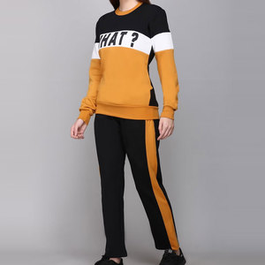 Qianshi ชุดวอร์มทรงแบ็กกี้กางเกงกันลมและสเวตเชิ้ต - Product Image 3