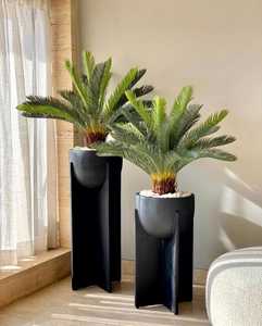 3.5 chân nhân tạo cycas revoluta thực vật | Faux Sago <span class=keywords><strong>Palm</strong></span> trong planter | thực tế trong nhà cây nhiệt đới trong nhà cây trang trí - Product Image 4