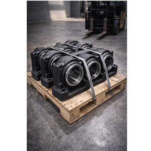 Boîtier de roulement en acier inoxydable et en fonte usiné sur mesure par CNC |   Supports de roulement et unités à bride robustes avec précision H7/G7 - Product Image 6