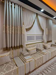 Sièges au sol orientaux, canapé ethnique, canapé Majlis arabe, canapé de style ottoman, ensemble Jalsa arabe, sièges au sol orientaux de luxe - Product Image 2