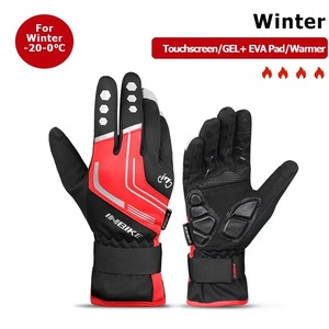 30 gants de travail d'hiver épais à doigts complets gants d'équitation d'extérieur imperméables et coupe-vent pour les scènes décontractées - Product Image 3