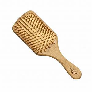 แปรงหวีผมไม้แบบเปิดปิดนวัตกรรมพร้อมกระเป๋าไม้ไผ่สำหรับนวดมีคุณสมบัติแฟชั่น - Product Image 4