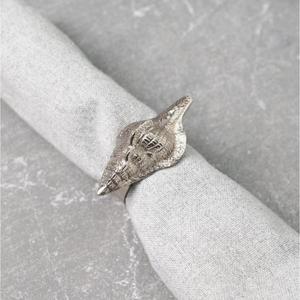 Rond de serviette de Noël en or et renne, serviette de luxe décorative en tissu, décoration de table, porte-serviettes pour 2025 - Product Image 6