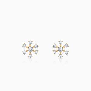 Joyería GIVA-Heer by GIVA Online Gold Starburst Sparkle Diamond Pendientes ¡Agárralos ahora! - Product Image 1