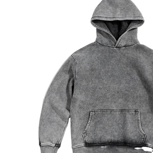 Última Llegada, Sudadera con Capucha Casual para Hombre, Lavado Ácido, 100% Algodón, Precios al por Mayor, Sudadera con Capucha Extra Grande para Adultos 2026 - Product Image 4