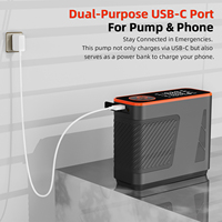 Pompe électrique haute pression pour SUP, portable, rechargeable, avec écran LED numérique, pour kayak, voiture, vélo