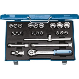 Juego de Llaves de Tubo GEDORE de 23 Piezas D19 EMU-20, Accionamiento de 1/2 Pulgada, Tamaños de 8-32 mm, 60 Dientes, 12 Puntas, Duradero y Eficiente - Product Image 1