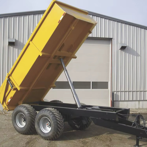 Remolque de Volteo de Dos Ejes y Cuatro Ruedas 7x14 para Recolección de Residuos de Construcción, el Más Vendido, al Mejor Precio y de Alta Calidad, en Venta - Product Image 1