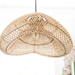 High Specification Custom Shape <b>Bamboo</b> Chandelier Lamp Handmade Eco-Friendly <b>Light</b> Covers Vietnam Manufacturer Indoor Use - Product Image 1