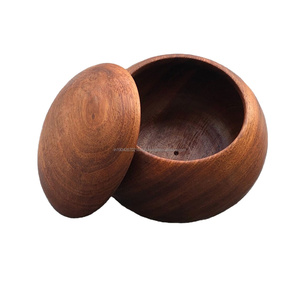 ชามสลัดไม้แอคาเซียแกะสลัก แบรนด์หรู ไวท์ เวล ปี 2024 เป็นมิตรกับสิ่งแวดล้อม สำหรับงานเลี้ยง ผลิตในอินเดีย - Product Image 1