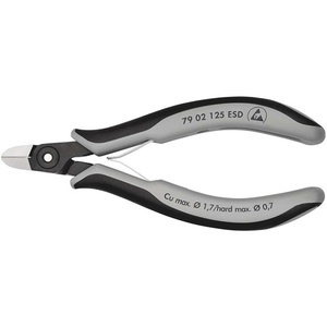 Precision Electronics Side <b>Cutters</b> 125mm Beveled <b>Edge</b> ESD Safe Form 0 - Product Image 1