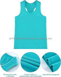 Camisetas sin mangas de baile de talla única para niñas, camisetas cortas transpirables de punto con espalda cruzada, camisola sin mangas, lazo cuadrado, instrucción de baile de gimnasia - Product Image 3