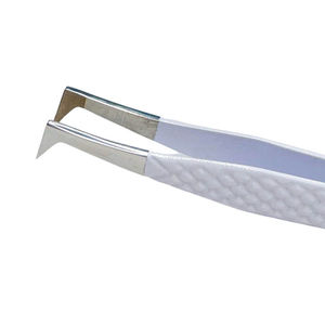 Pince à épiler de qualité supérieure en acier inoxydable anti-magnétique avec poignée confortable pour extensions de cils, prix d'usine pour marque privée - Product Image 3