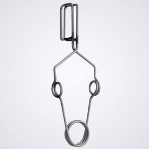 La pince de méat Tatum de haute qualité en acier inoxydable Surtechs s'ouvre à 3.8 cm minimum 10 cm pince chirurgicale urologique - Product Image 1