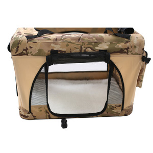2023 Nouveau produit Caisse de voyage pour chien avec cadre en acier solide, caisse pliable pour animaux de compagnie, caisse pour chien portable pour grands chats et petits chiens - Product Image 2