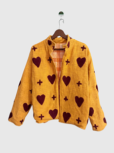 Veste matelassée à col mandarin brodée à la main avec des motifs floraux, manches longues, taille plus, vêtements de printemps pour femmes, style bohème en velours - Product Image 3