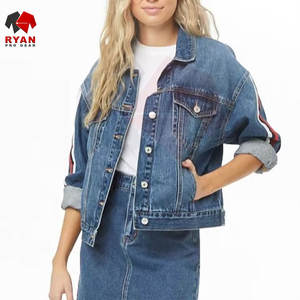 Veste en jean pour femmes, qualité supérieure, OEM ODM, veste en jean en coton pour la vente en gros - Product Image 4