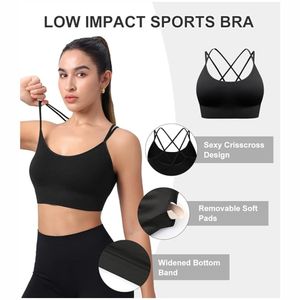 Ropa de gimnasio Ropa de entrenamiento Mujeres Yoga Ropa deportiva Fitness Sujetador deportivo Nuevo diseño Mujeres Sujetador deportivo de alto impacto Bordado - Product Image 6