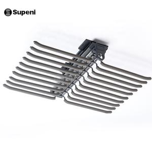 <span class=keywords><strong>Porte</strong></span>-pantalons Supeni à montage supérieur, double rangée, organisateur de pantalons pour armoire - Product Image 1