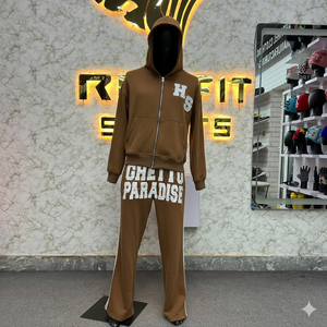 Competitive Price Unique Design Customer Demanded Low Price Zipper Tracksuit For Men Unique Style New Design Mens Tracksuits - Product Image 1