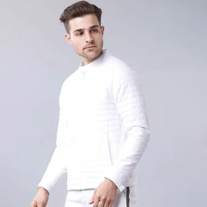 Chaqueta acolchada fina de lona de alta calidad para hombre, chaqueta de invierno de talla grande para exteriores con cuello levantado y capucha - Product Image 5