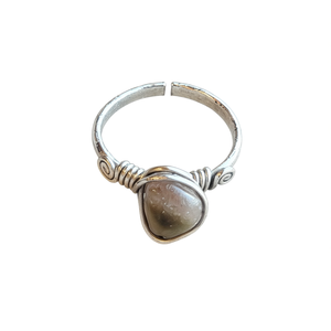 Bohemian Style Gemstone <b>Rings</b> Bezel Setting Inlay Technology for Gift - Product Image 2